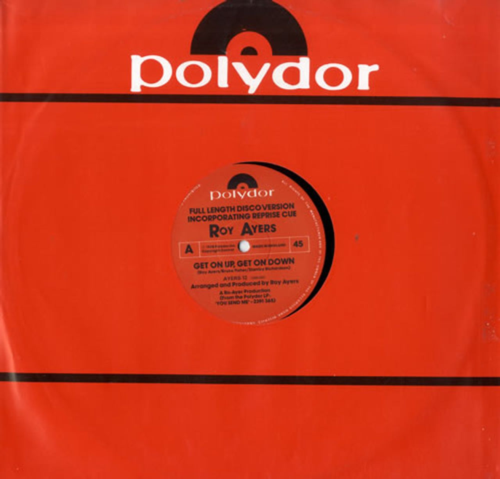 Roy Ayers Get On Up, Get On Down UK 12" vinyl single (12 inch record / Maxi-single) AYERS12