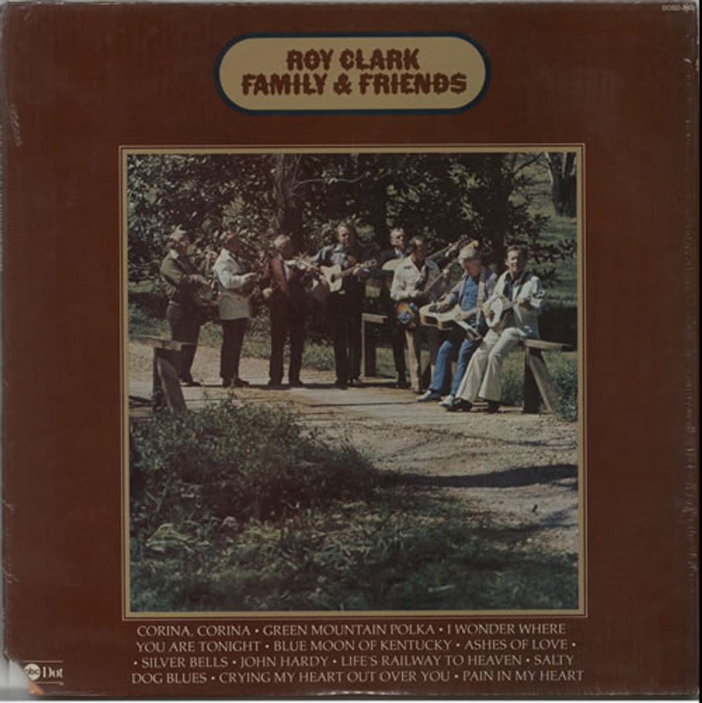 Roy Clark Family & Friends US vinyl LP album (LP record) DOSD-2005