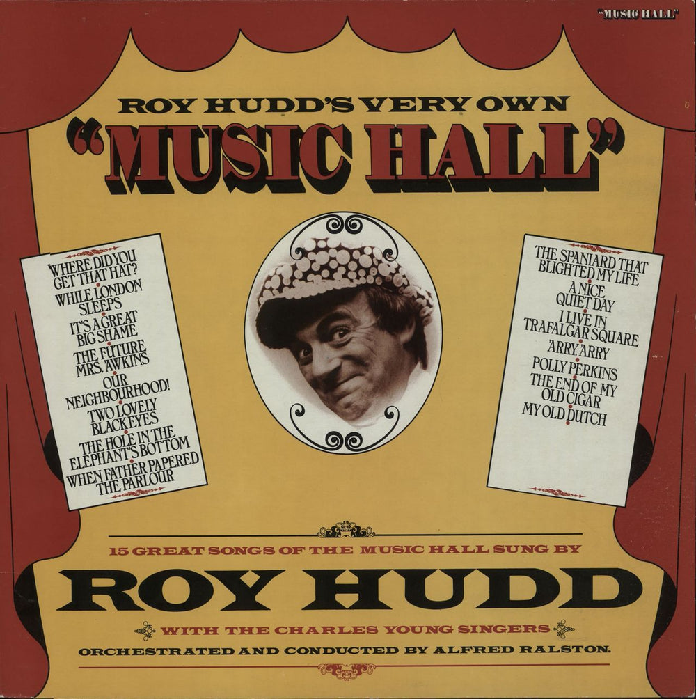 Roy Hudd Roy Hudd's Very Own Music Hall - Autographed UK vinyl LP album (LP record) HUD1