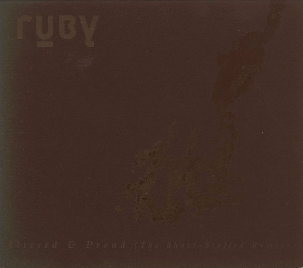 Ruby Altered & Proud (The Short-Staffed Remixes) UK CD album (CDLP) WEBB016