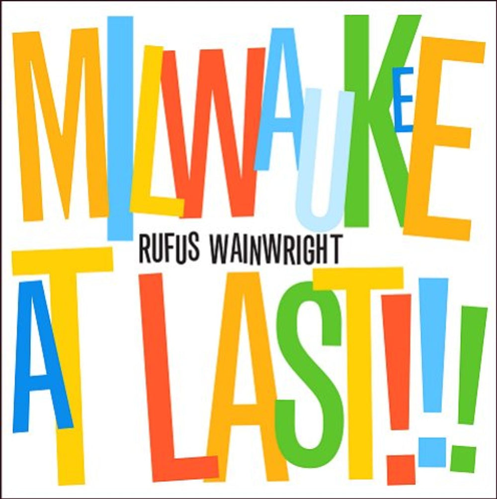 Rufus Wainwright Milwaukee At Last!!! UK 2-disc CD/DVD set 2715759