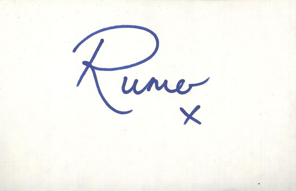 Rumer Autograph UK memorabilia AUTOGRAPH