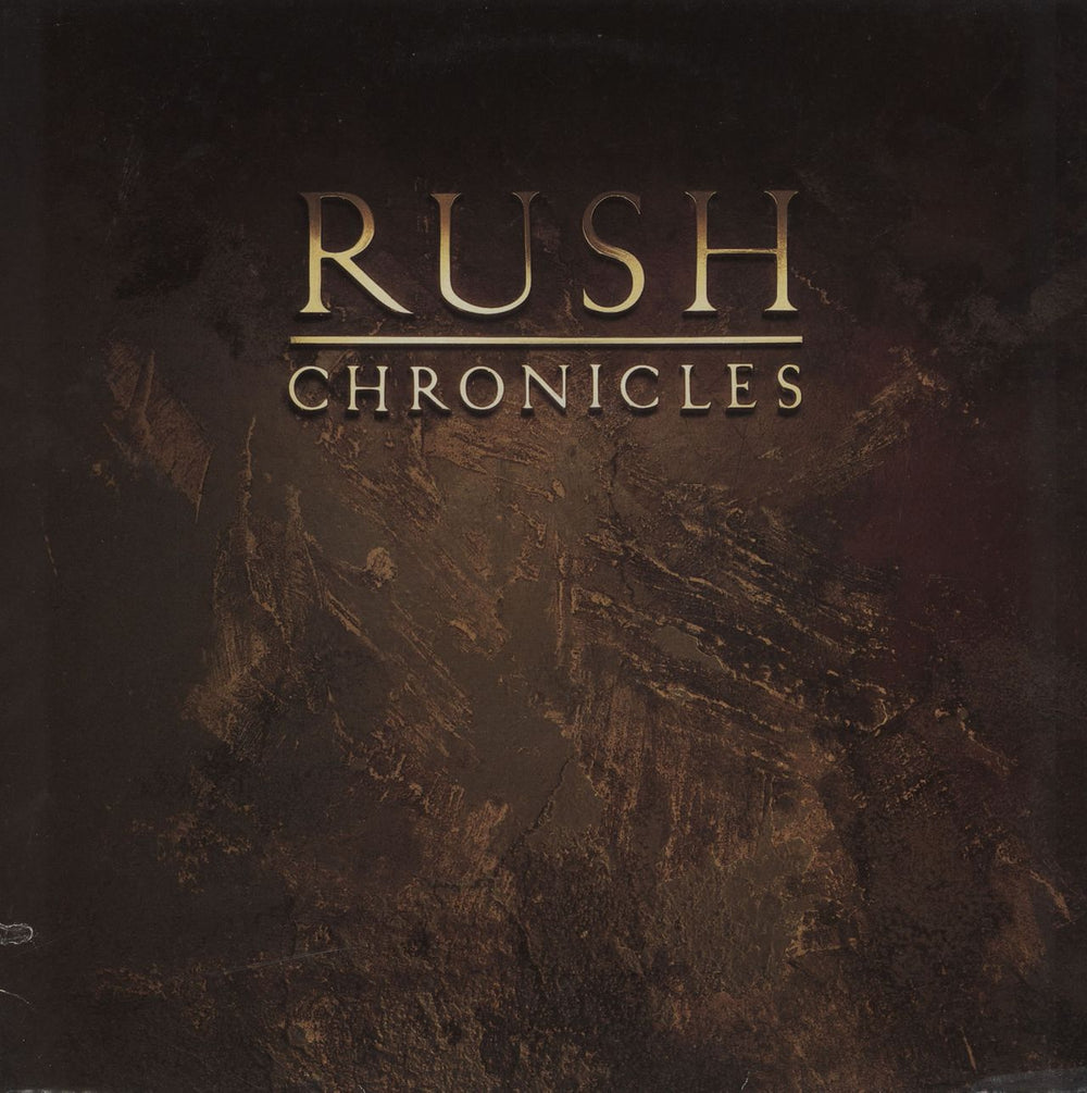 Rush Chronicles UK 3-LP vinyl record set (Triple LP Album) 838936-1