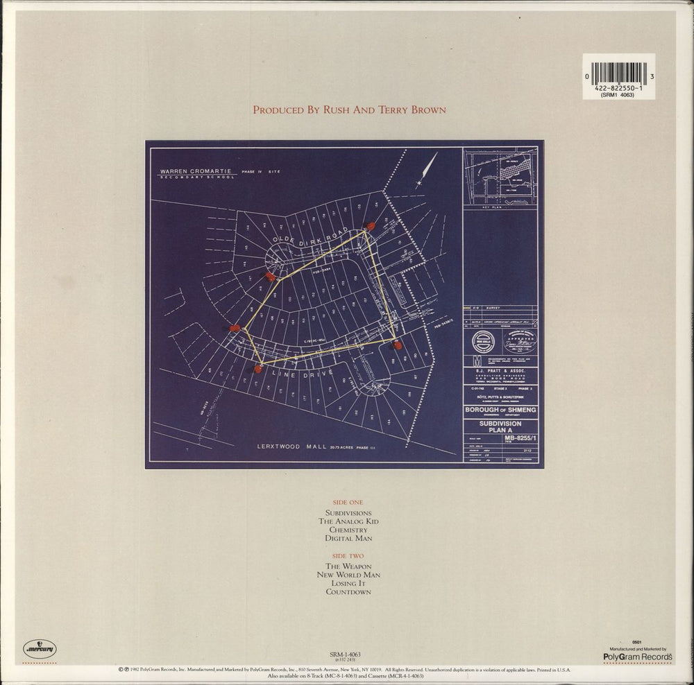 Rush Signals - Hauppauge Pressing + Barcoded Sleeve US vinyl LP album (LP record) 042282255013