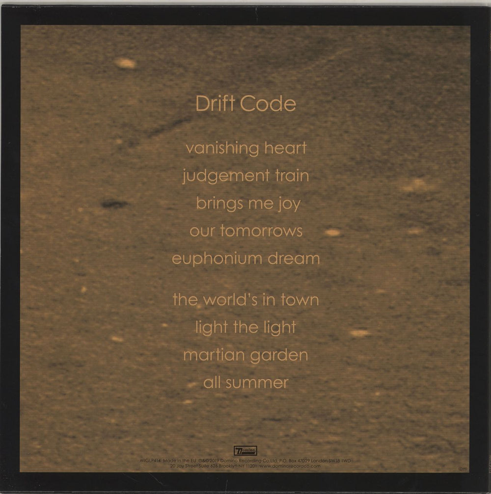 Rustin Man Drift Code UK vinyl LP album (LP record) 887828041411