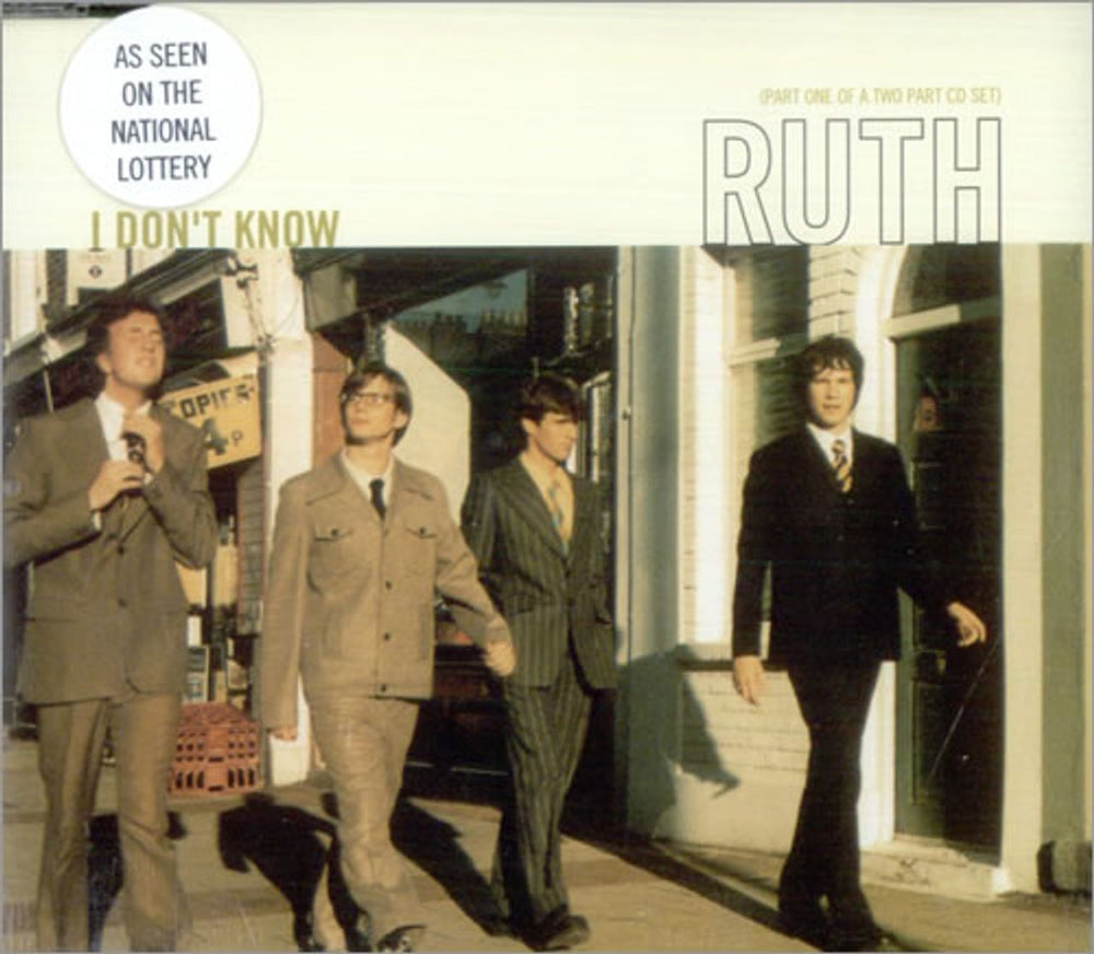 Ruth I Don't Know UK CD single (CD5 / 5") 5737792