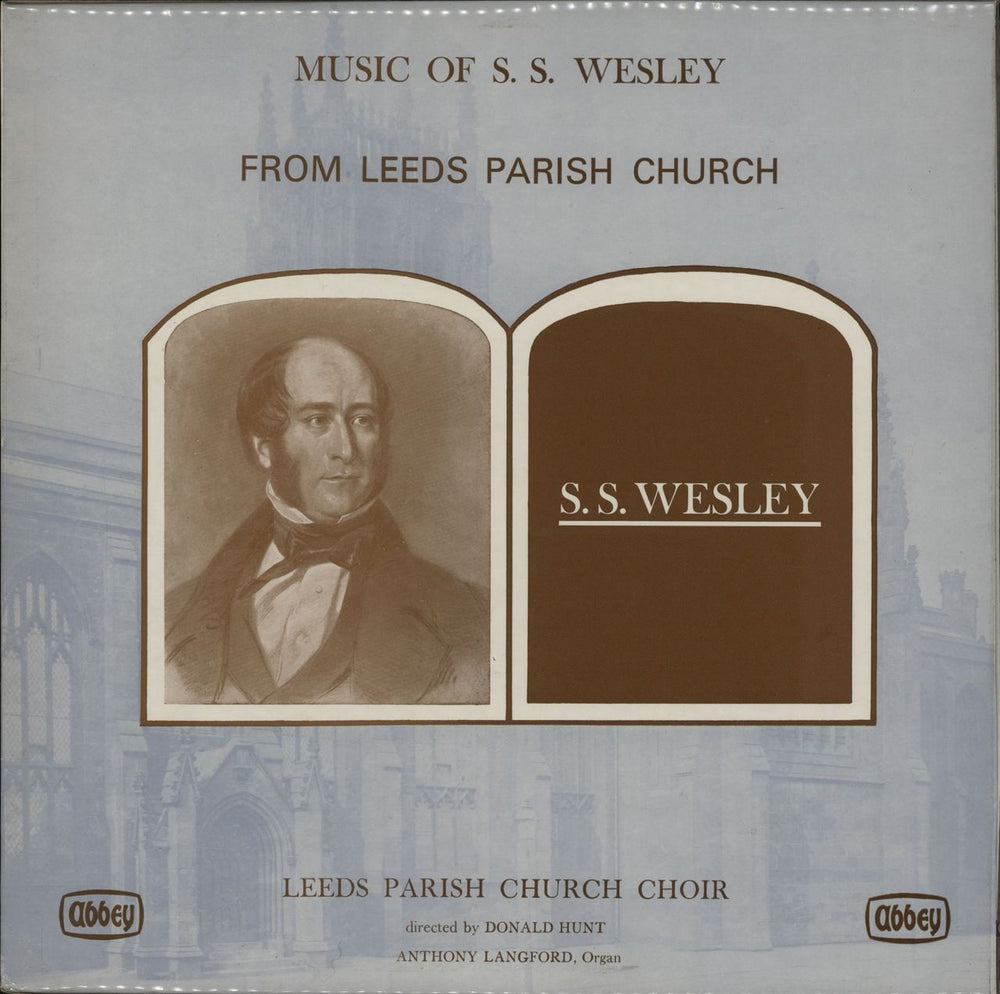 S. S. Wesley Music Of S. S. Wesley From Leeds Parish Church UK vinyl LP album (LP record) PHB700