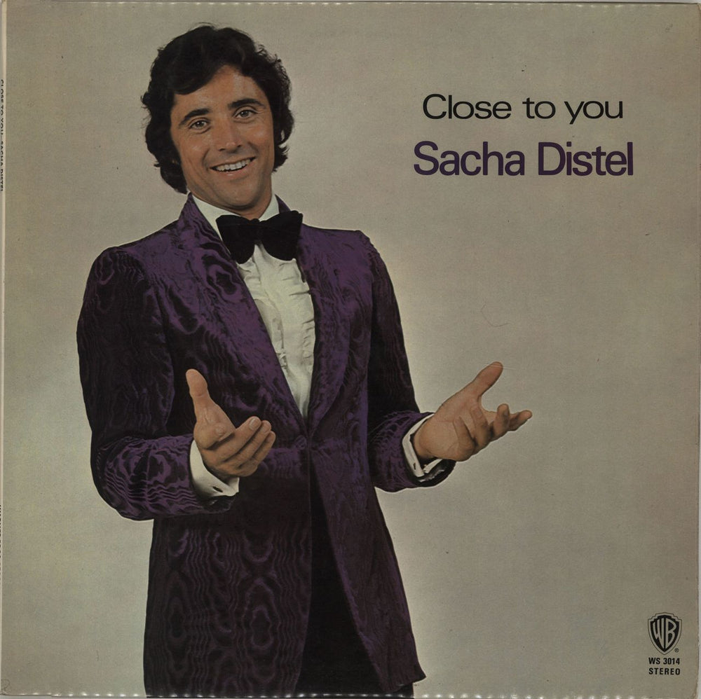 Sacha Distel Close To You UK vinyl LP album (LP record) WS3014