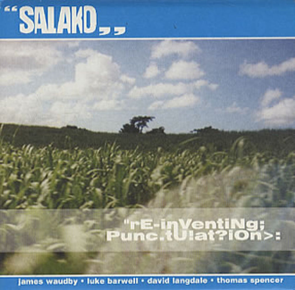 Salako Re-Inventing Punctuation UK CD album (CDLP) JPRCD002
