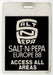 Salt N Pepa Europe 88 UK tour pass TOUR PASS