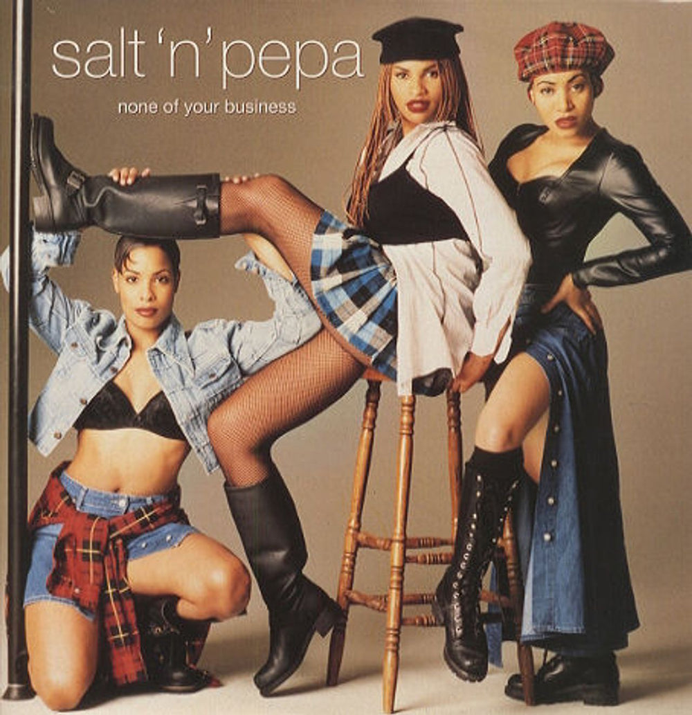 Salt N Pepa None Of Your Business UK 12" vinyl single (12 inch record / Maxi-single) FX244