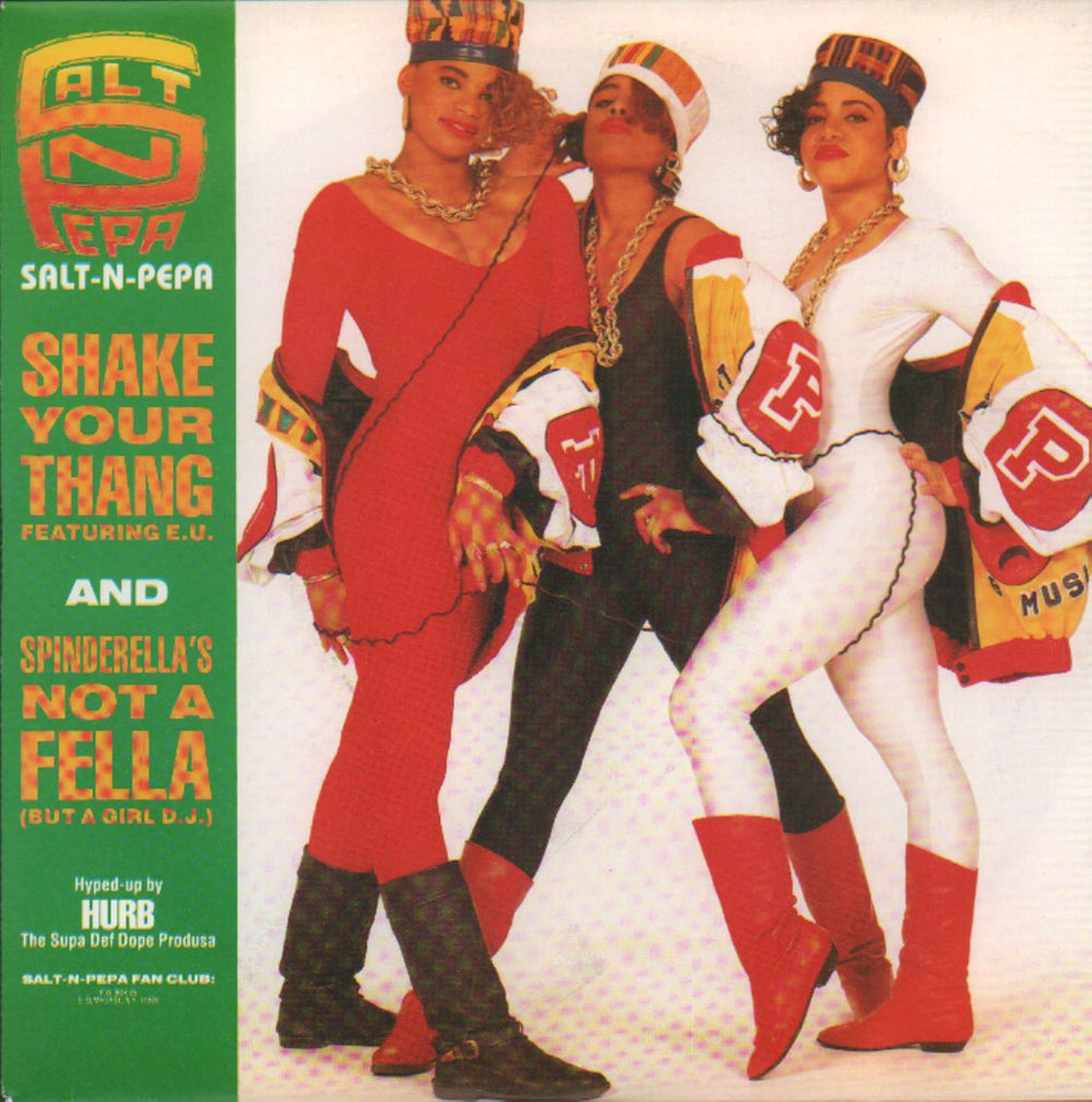 Salt N Pepa Shake Your Thang UK 7" vinyl single (7 inch record / 45) FFR11