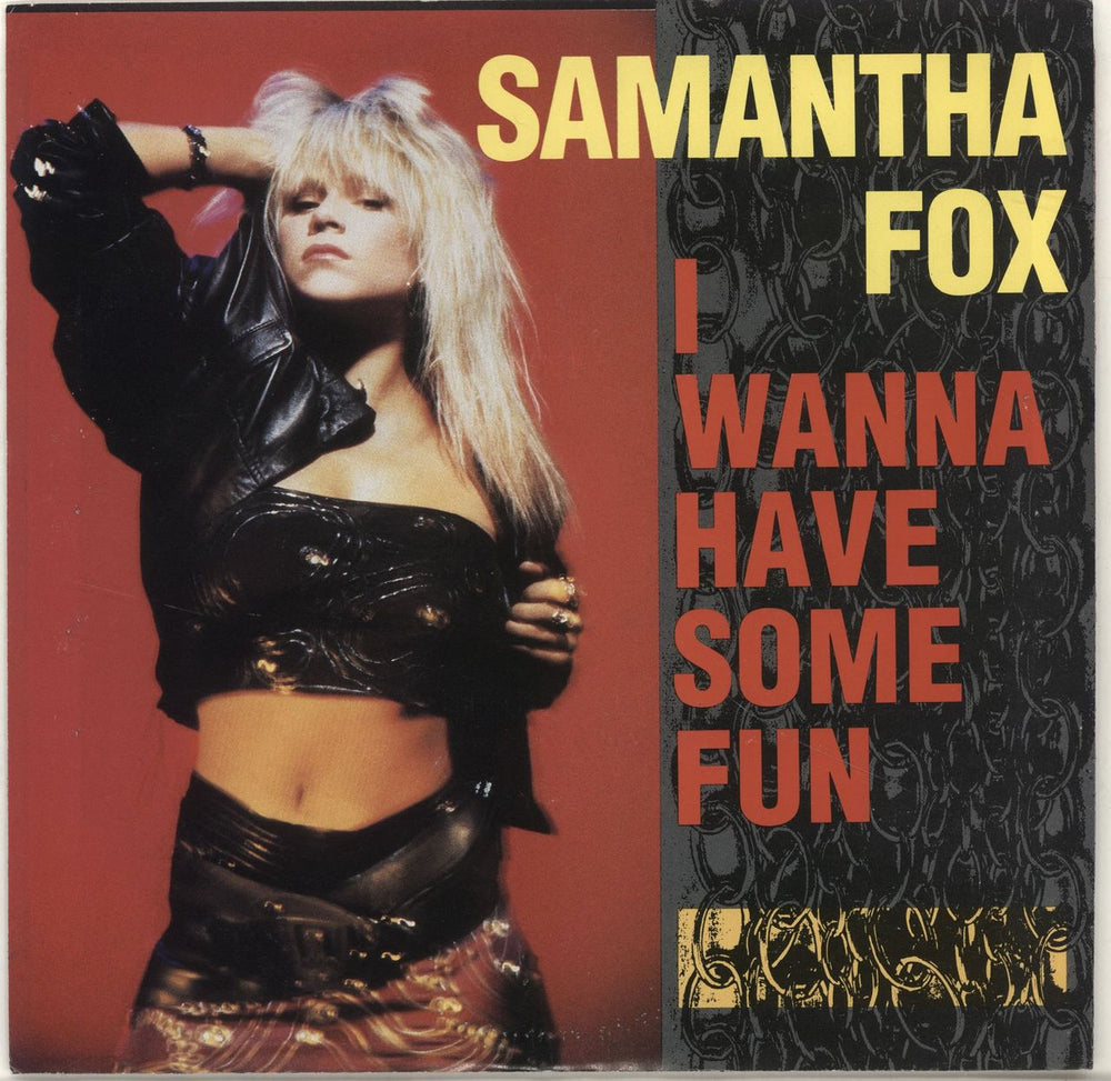 Samantha Fox I Wanna Have Some Fun US 7" vinyl single (7 inch record / 45) 1154-7-J