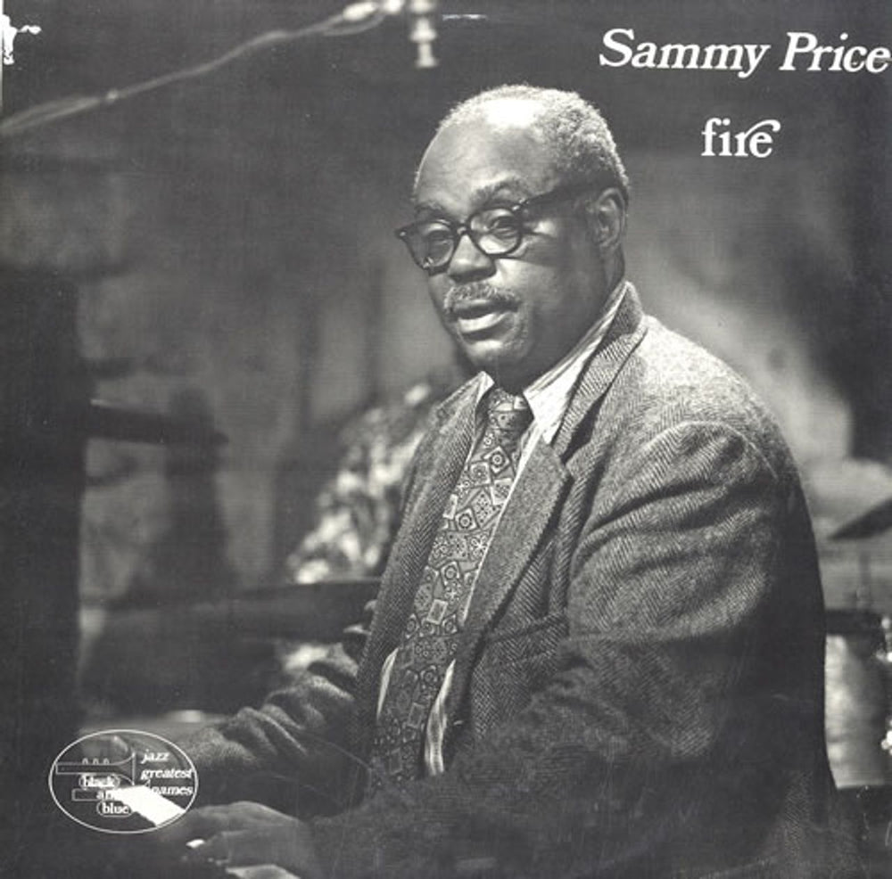 Sammy Price Fire - Autographed French vinyl LP album (LP record) 33.079