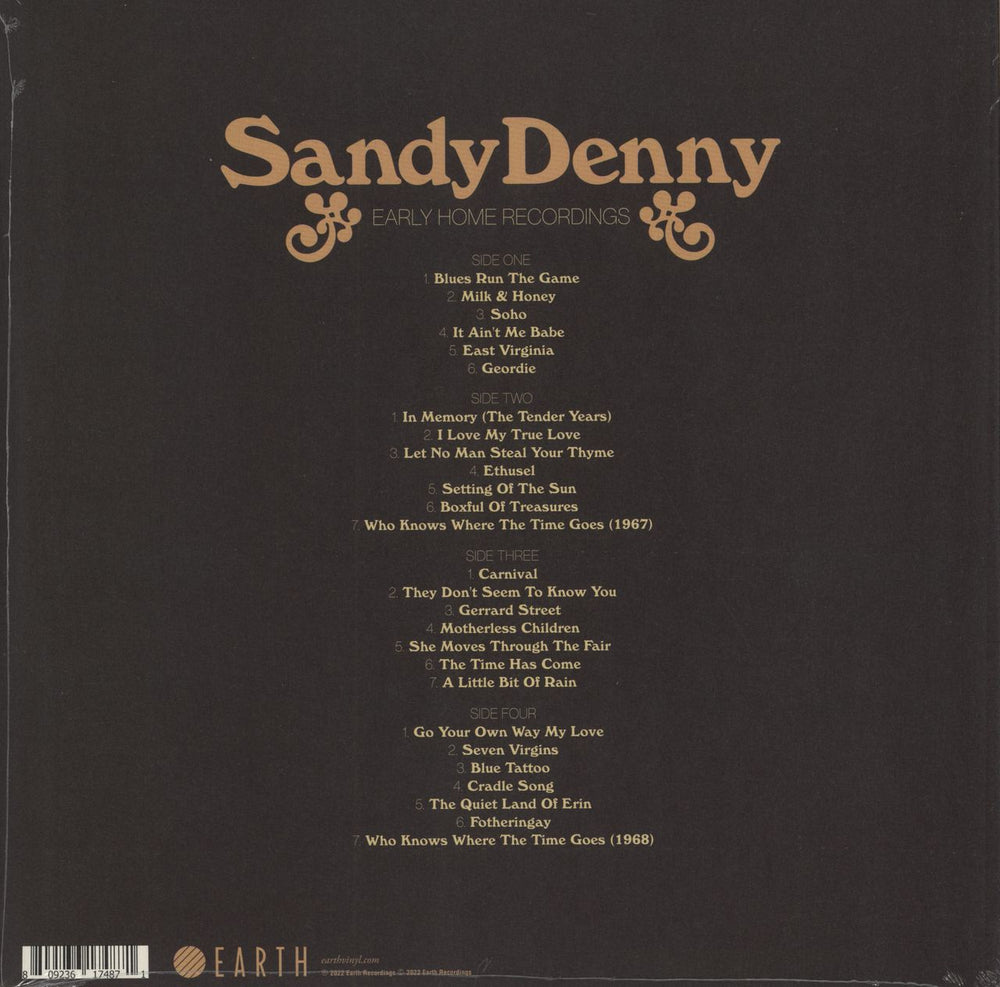 Sandy Denny Early Home Recordings - RSD 2022 - Sealed UK 2-LP vinyl record set (Double LP Album) SNY2LEA788919
