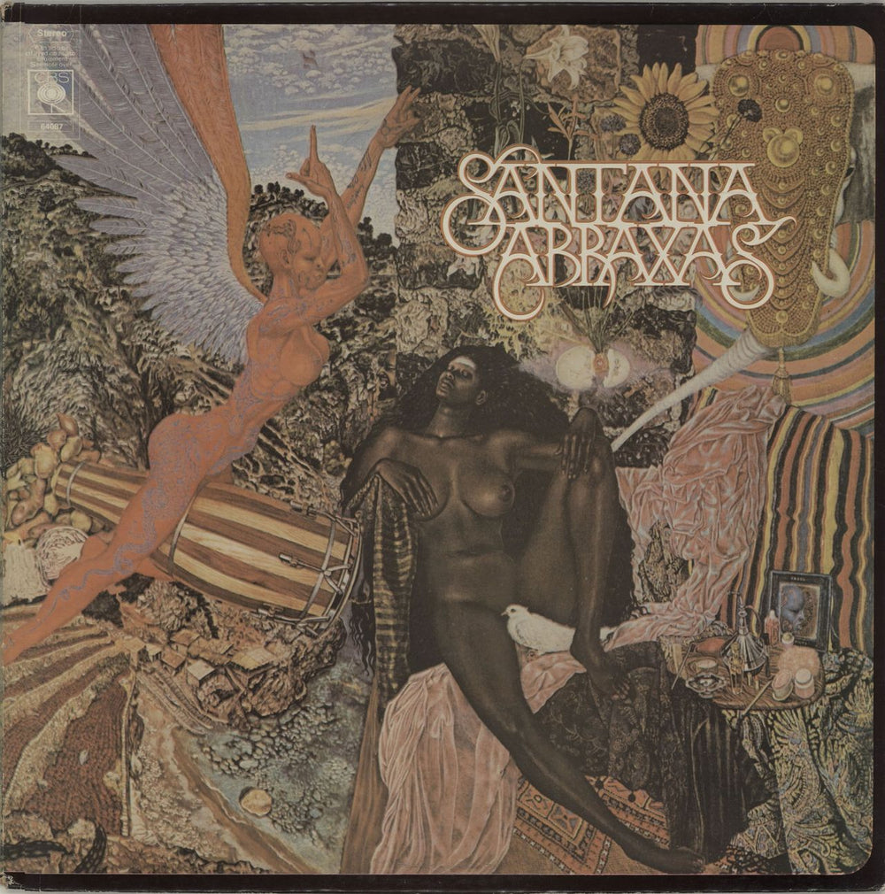 Santana Abraxas - 2nd UK vinyl LP album (LP record) 64087
