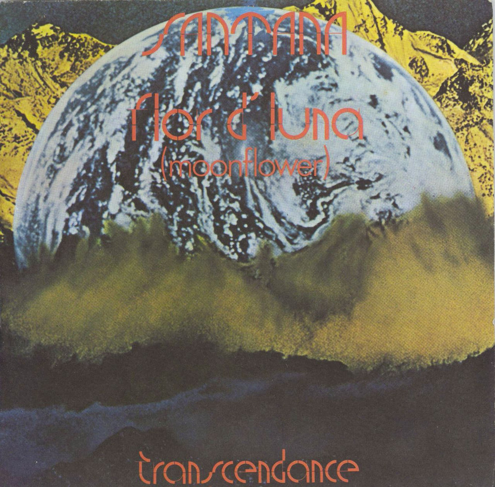 Santana Flor D'Luna (Moonflower) Italian 7" vinyl single (7 inch record / 45) CBS5730