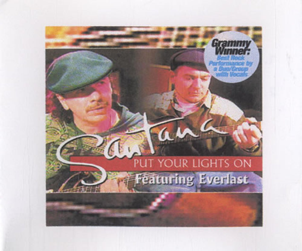 Santana Put Your Lights On - 2-track UK Promo CD-R acetate CD-R ACETATE