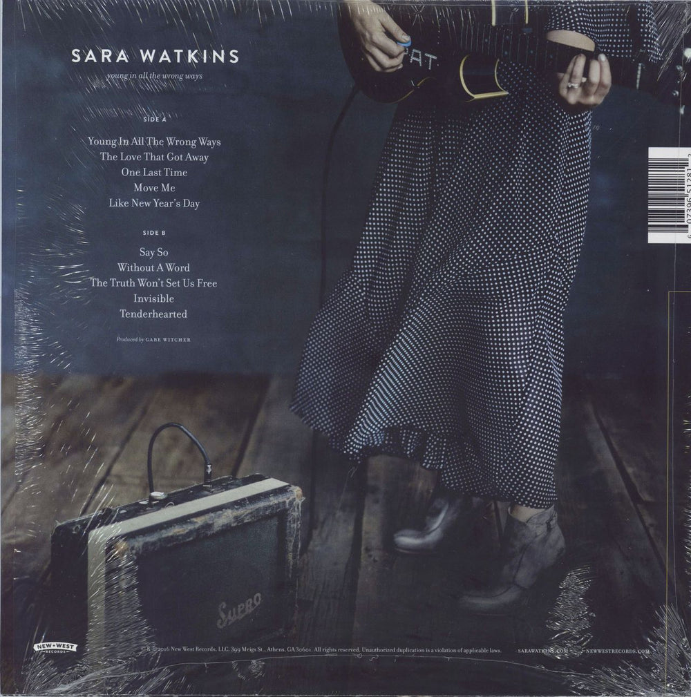 Sara Watkins Young In All The Wrong Ways US vinyl LP album (LP record) 607396512812