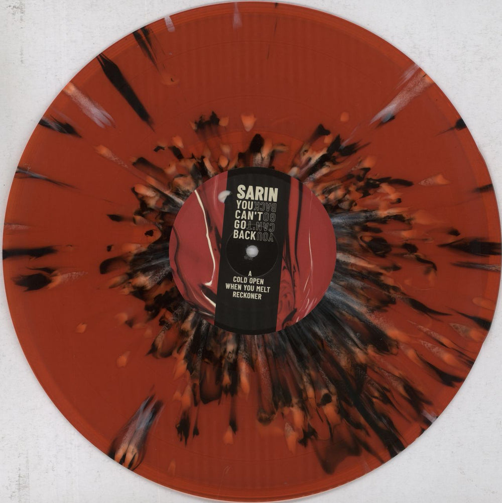 Sarin You Can't Go Back - Red with Cream and Black Splatter Vinyl - Shrink Canadian vinyl LP album (LP record) 6HSLPYO831600