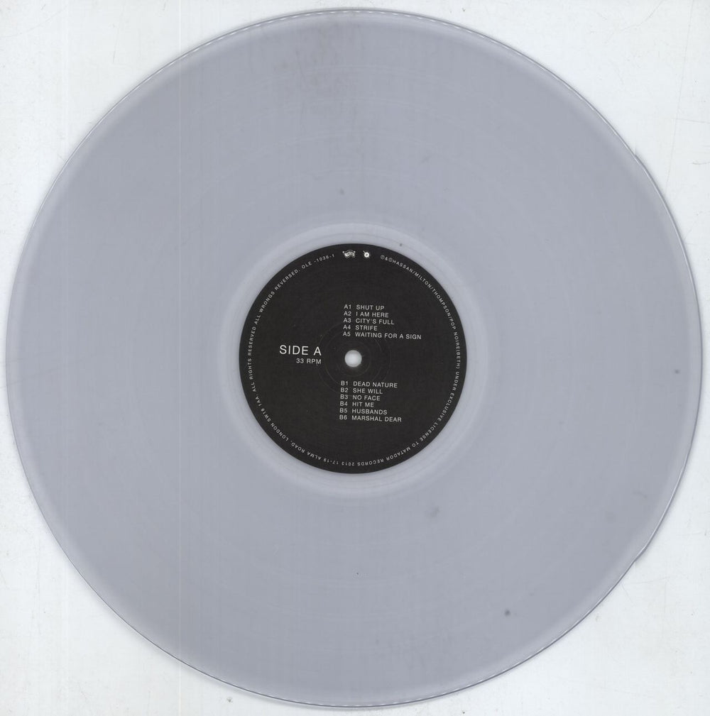 Savages Silence Yourself - Clear Vinyl - Shrink UK vinyl LP album (LP record) XD2LPSI815206