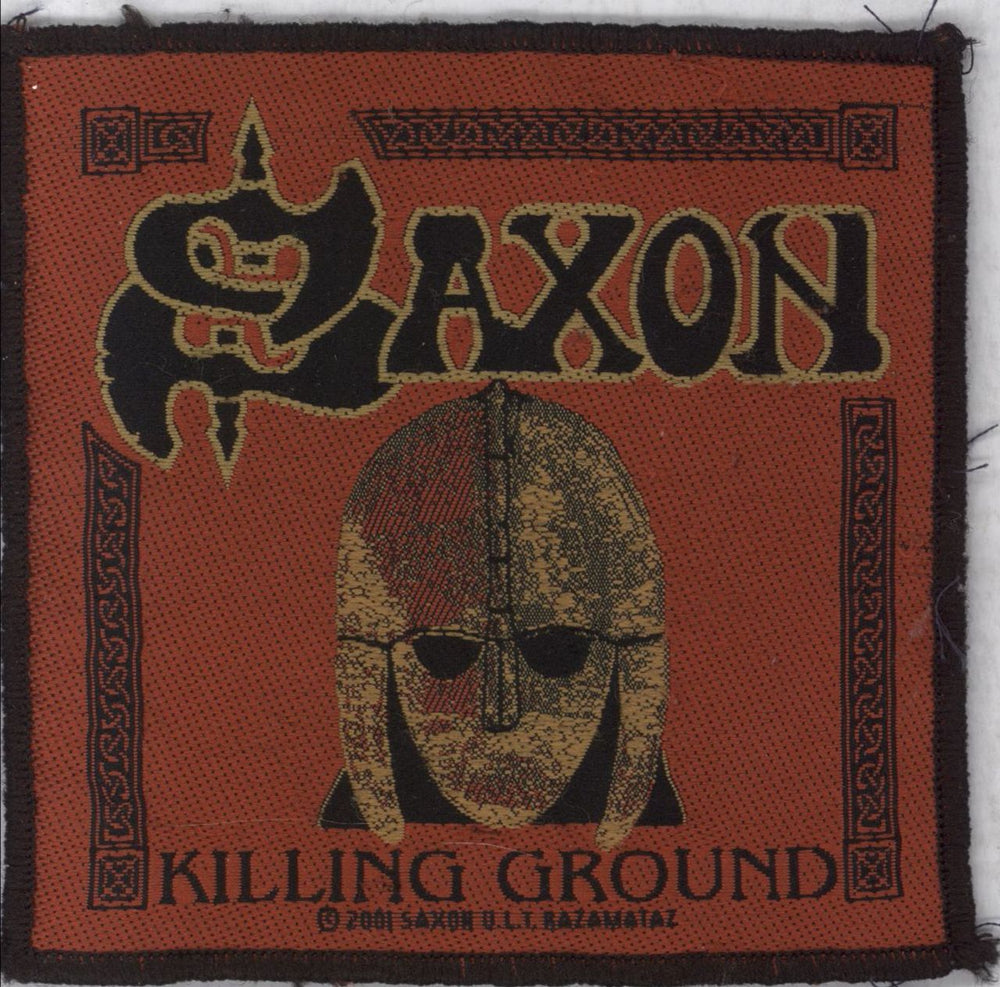 Saxon Killing Ground UK memorabilia SEW-ON PATCH