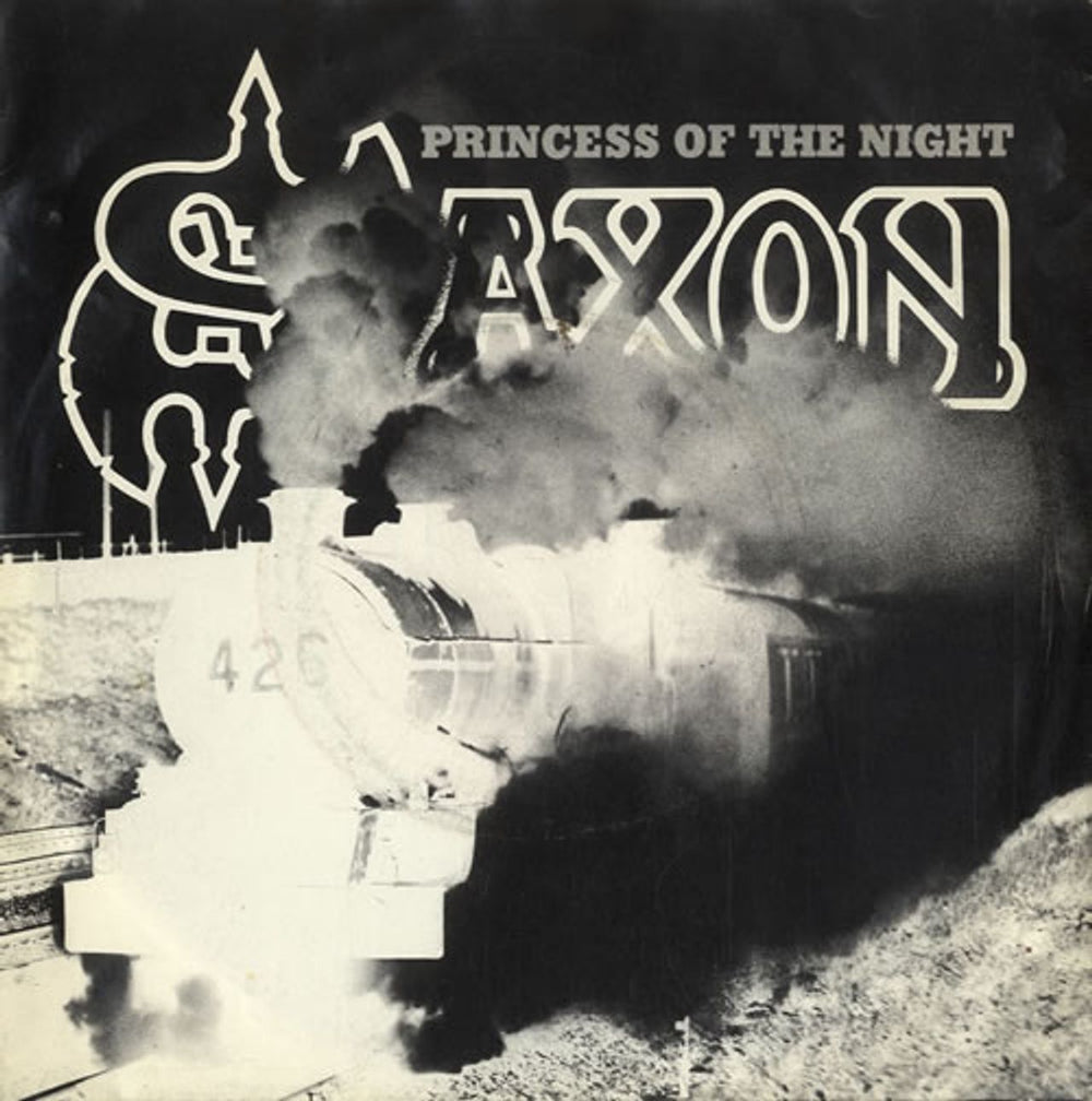 Saxon Princess Of The Night UK 7" vinyl single (7 inch record / 45) CAR208