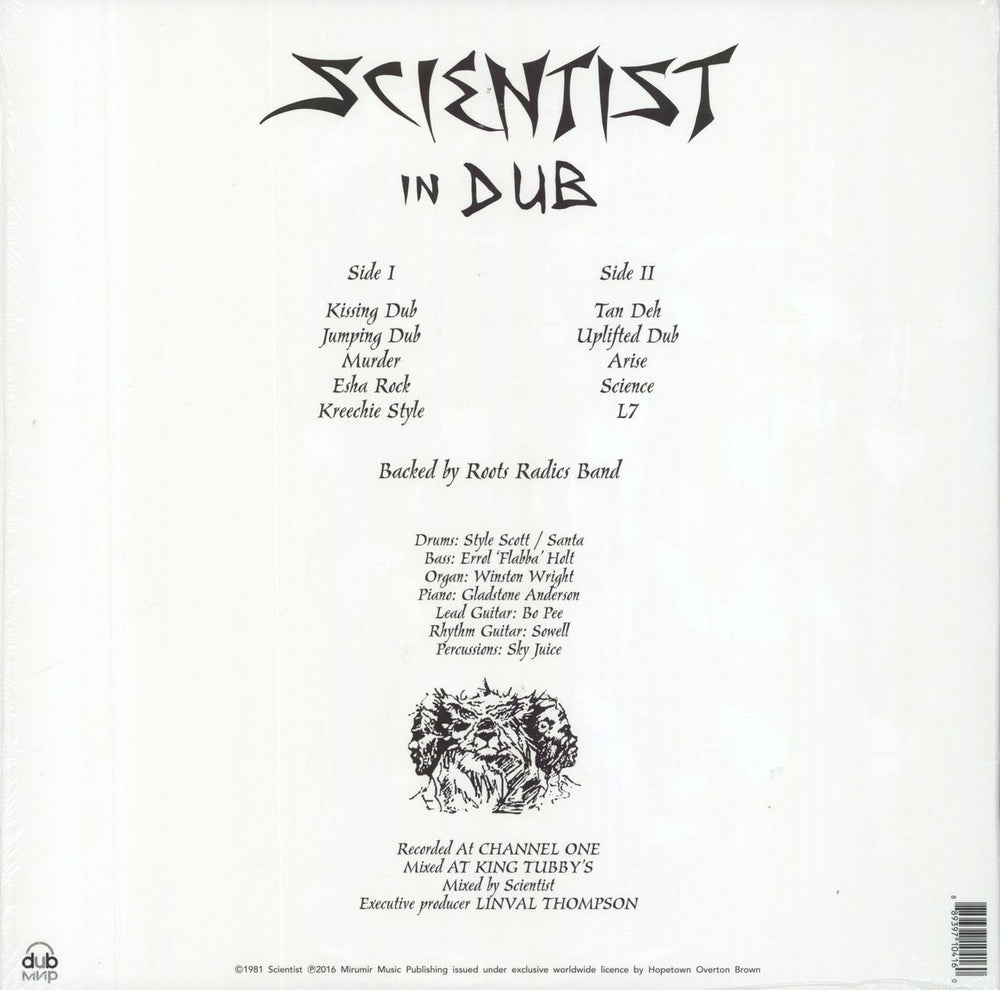 Scientist In Dub: Remastered + CD UK vinyl LP album (LP record) 889397104160