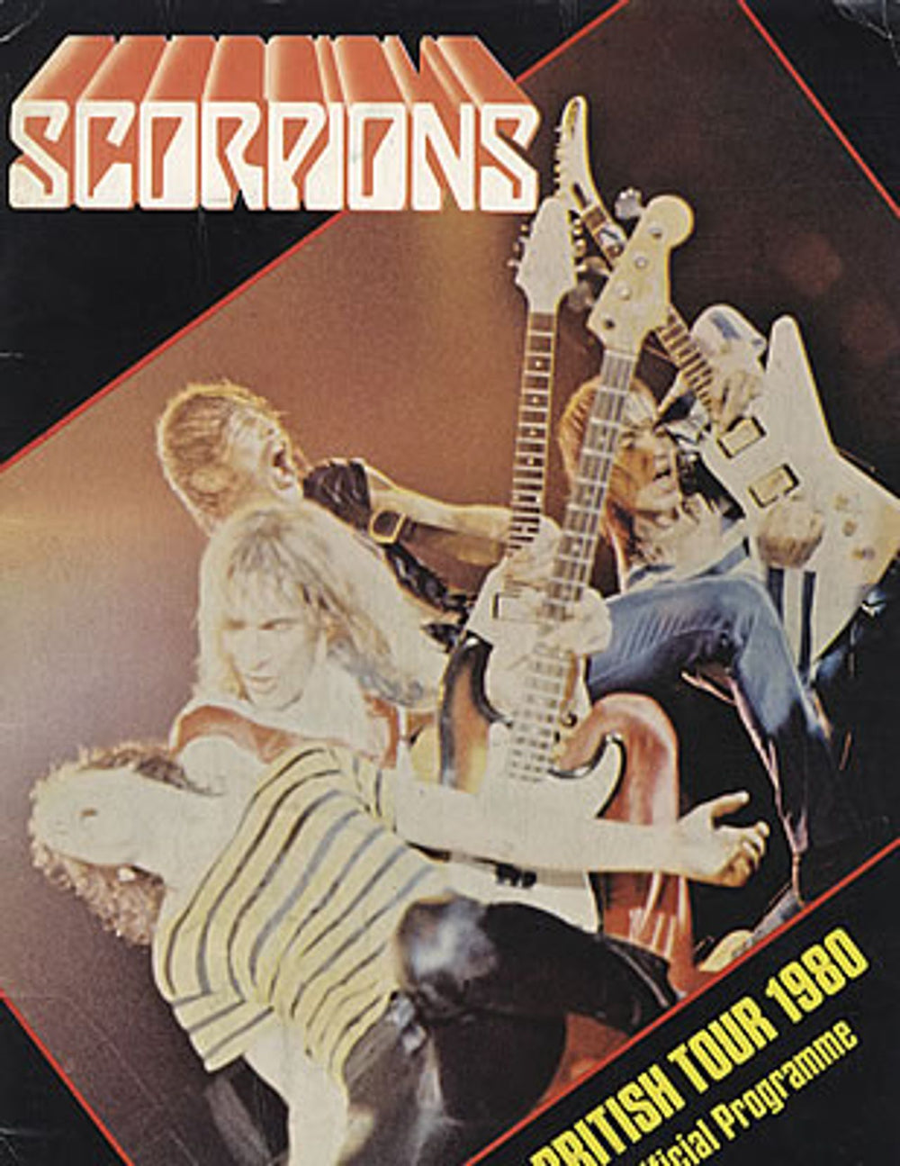 Scorpions British Tour 1980 UK tour programme TOUR PROGRAMME