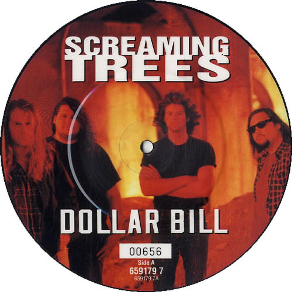 Screaming Trees Dollar Bill UK 7" vinyl picture disc (7 inch picture disc single) SCT7PDO17347