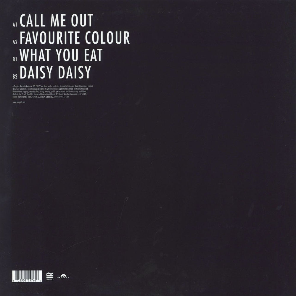 Sea Girls Call Me Out EP - RSD20 UK 12" vinyl single (12 inch record / Maxi-single) 602508557620