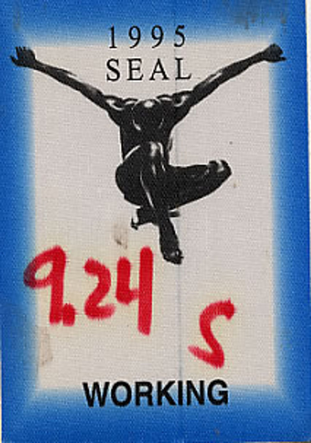 Seal Backstage Pass UK tour pass BACKSTAGE PASS