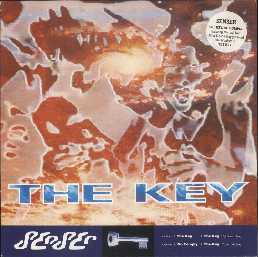 Senser The Key UK 12" vinyl single (12 inch record / Maxi-single) TOPP019T