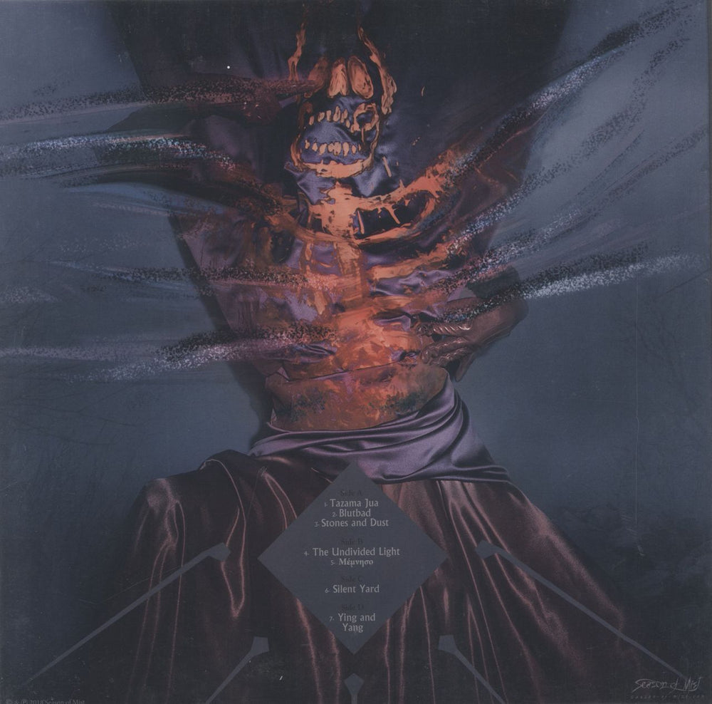 SepticFlesh The Undivided Light - Red & Blue on Clear Vinyl US 2-LP vinyl record set (Double LP Album) 822603943719