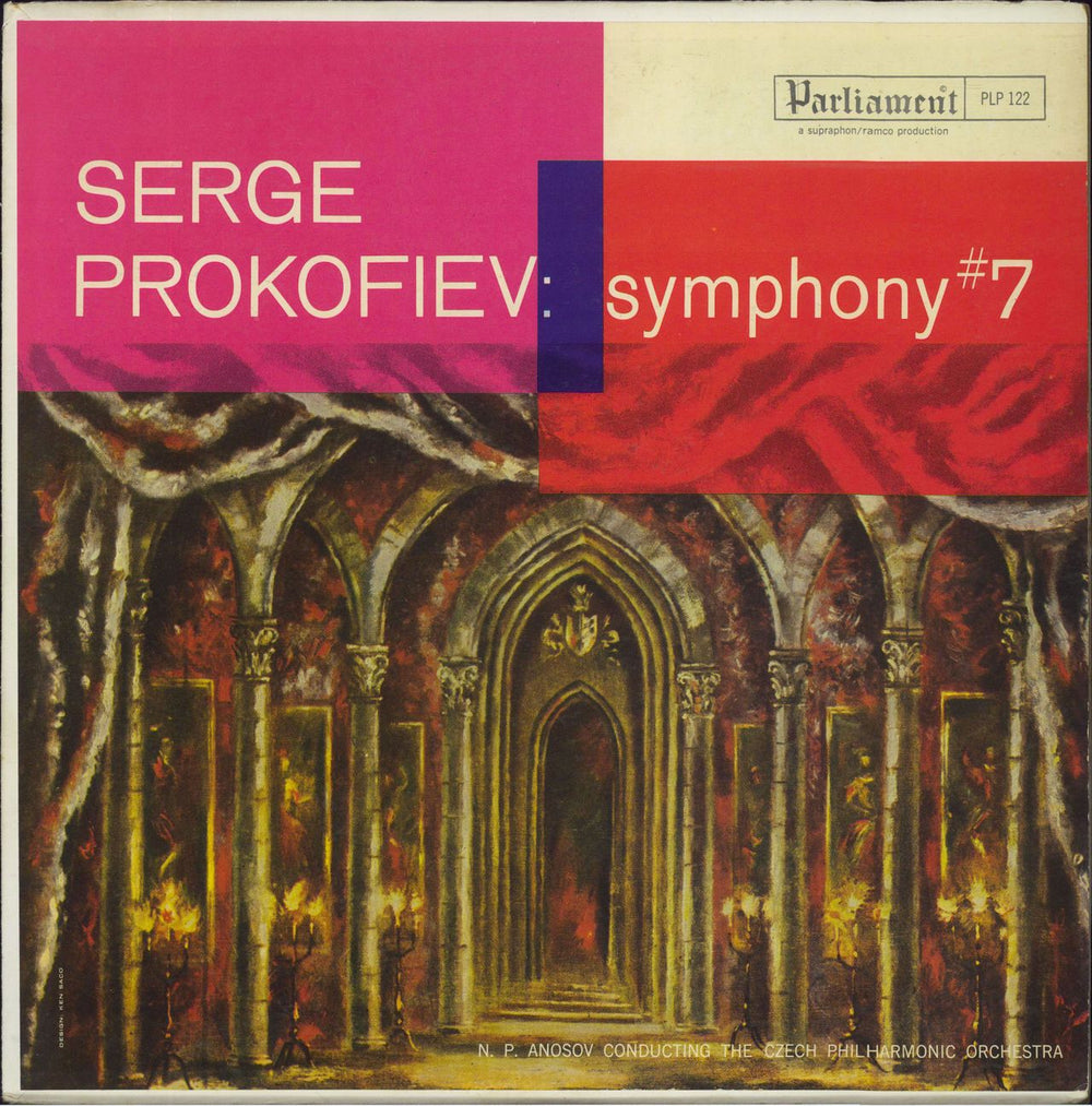 Sergei Prokofiev Symphony #7 US vinyl LP album (LP record) PLP122