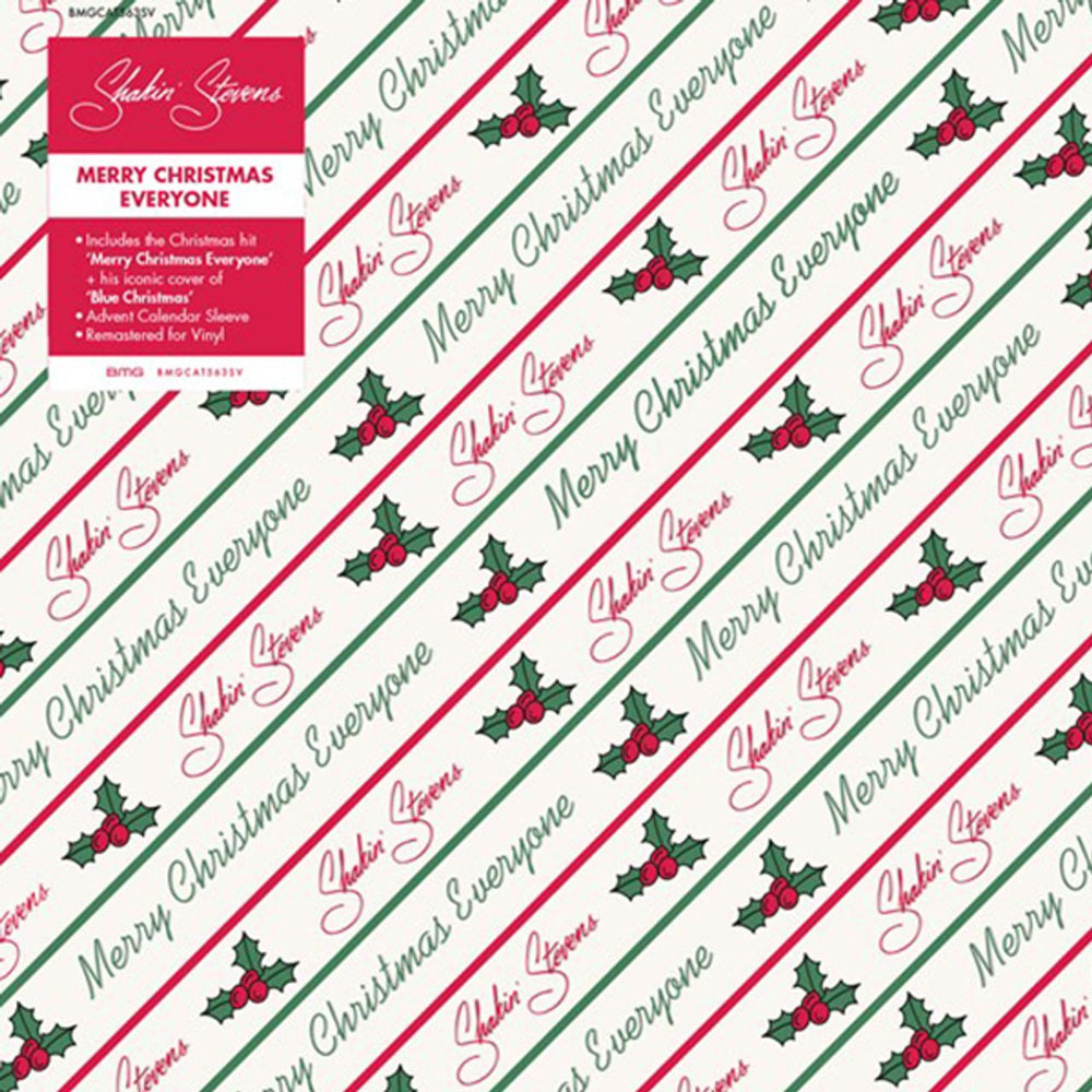 Shakin' Stevens Merry Christmas Everyone - Advent Calendar Sleeve - BF2021 - Sealed UK 12" vinyl single (12 inch record / Maxi-single) BMGCAT563SV