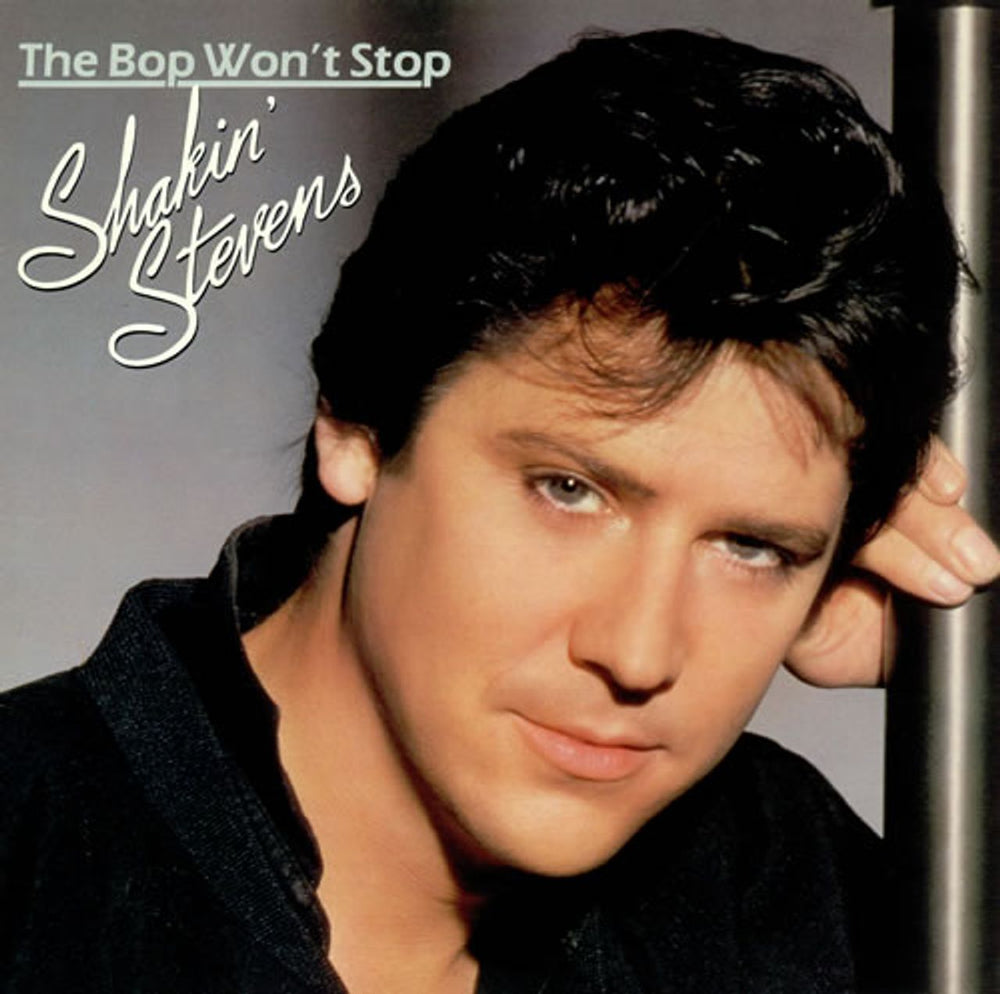 Shakin' Stevens The Bop Won't Stop - Gatefold Sleeve UK vinyl LP album (LP record) EPC86301