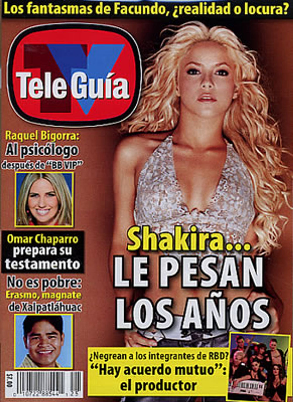 Shakira Tele Guia Mexican magazine 01072288544125