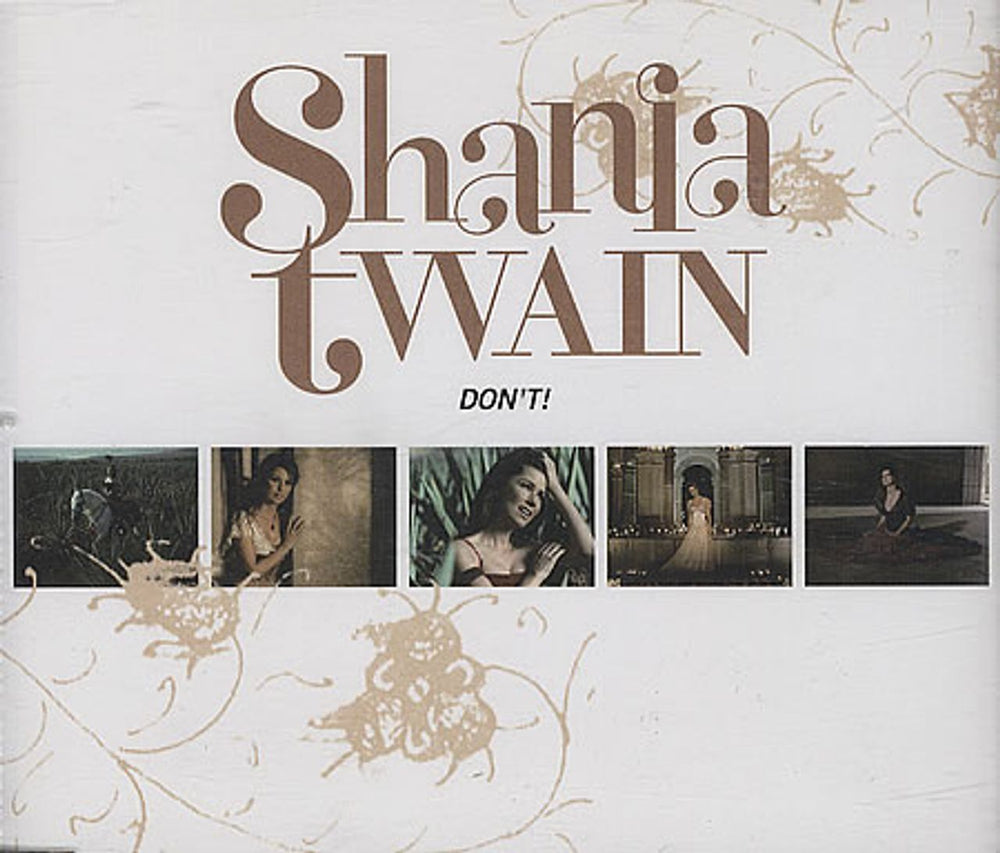 Shania Twain Don't! UK Promo CD single (CD5 / 5") SHANIACDP12