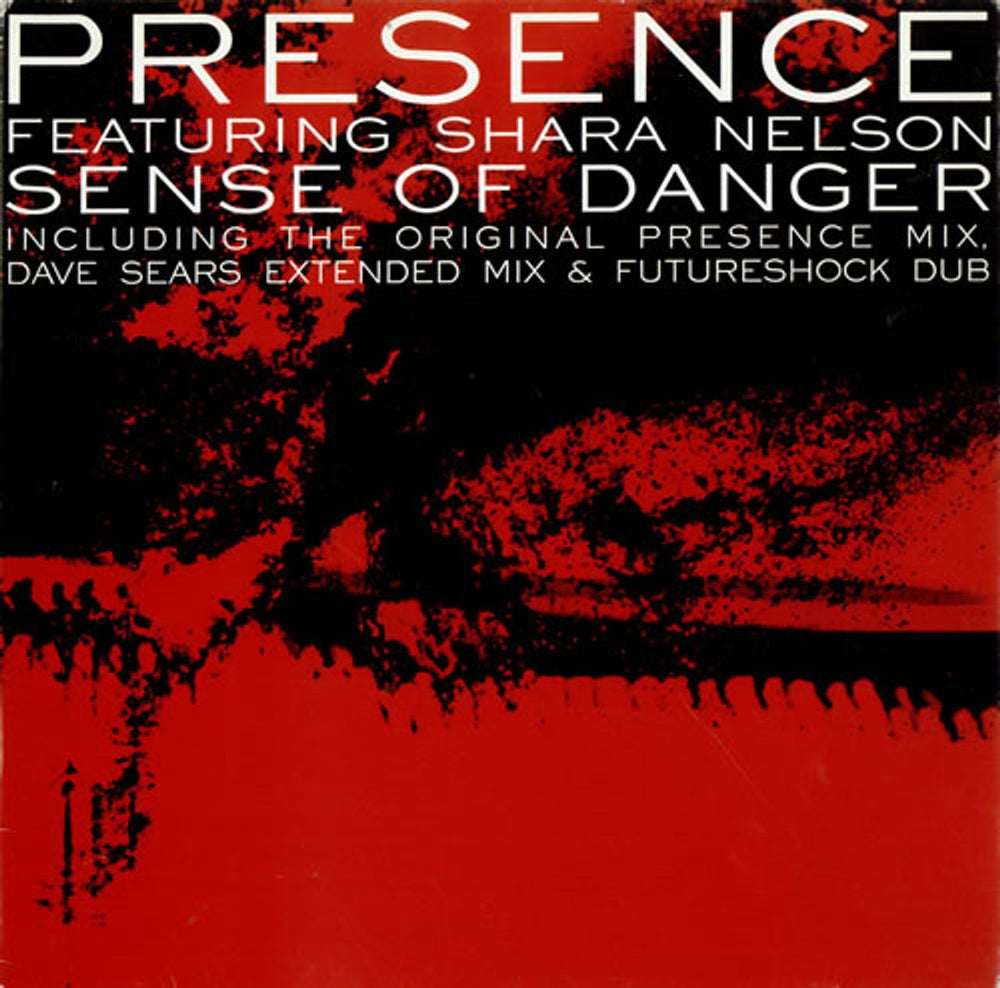 Shara Nelson Sense Of Danger UK Promo 12" vinyl single (12 inch record / Maxi-single) SNL12SE477575