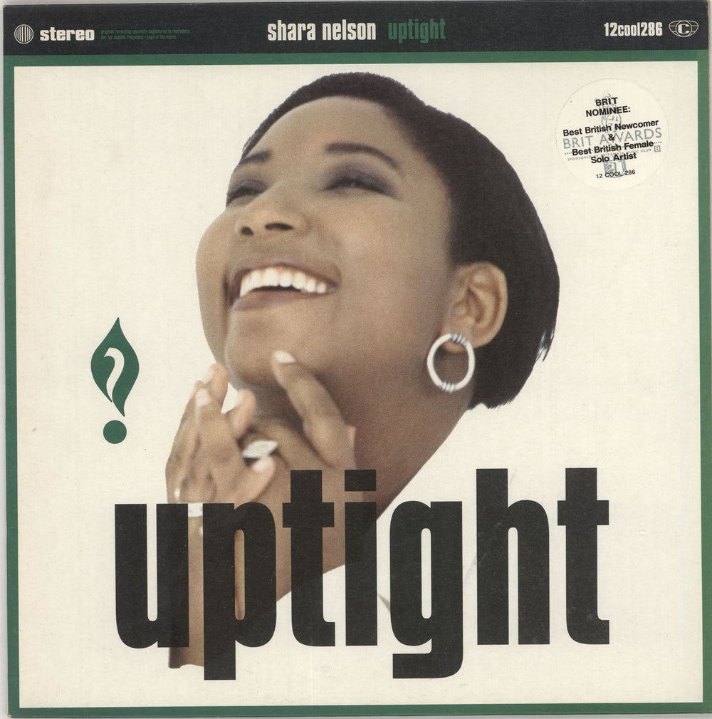Shara Nelson Uptight UK 12" vinyl single (12 inch record / Maxi-single) 12COOL286