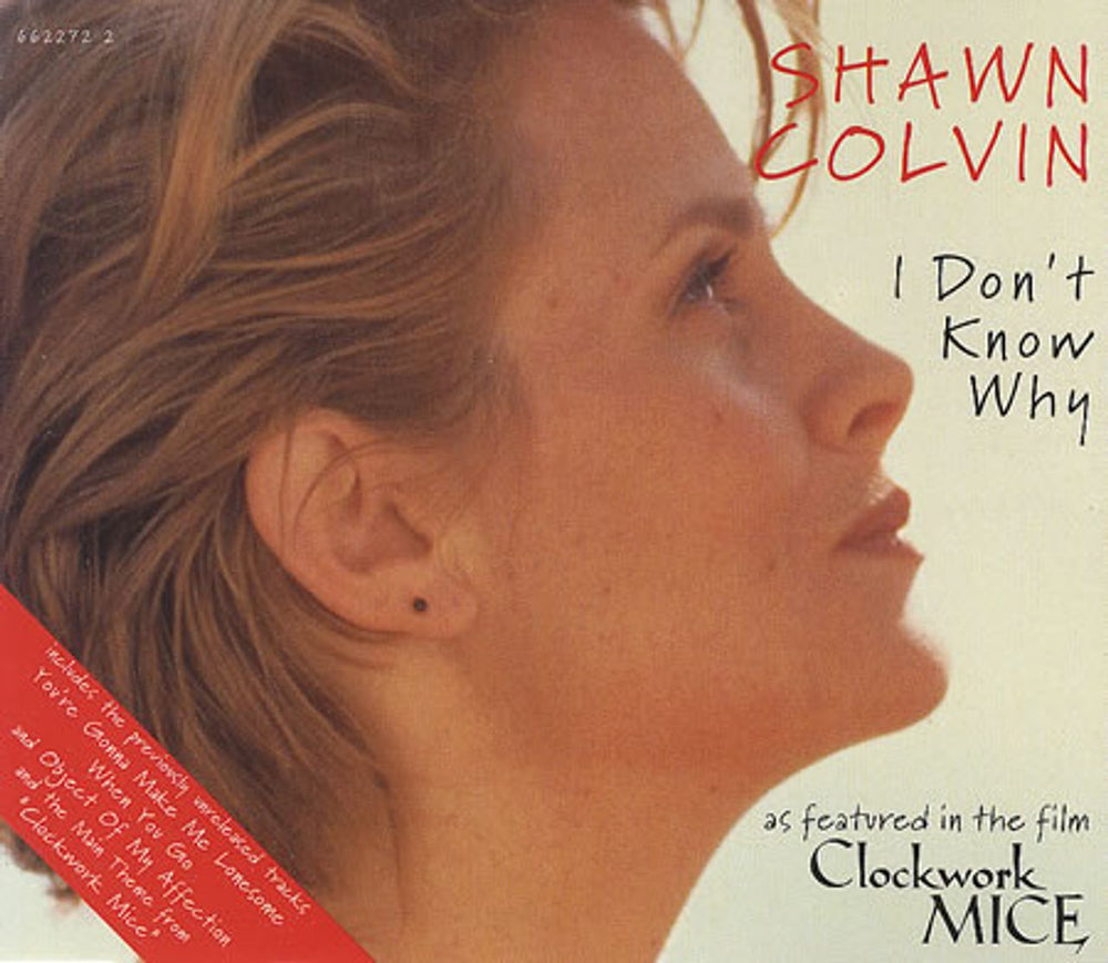 Shawn Colvin I Don't Know Why UK CD single (CD5 / 5") 6622725