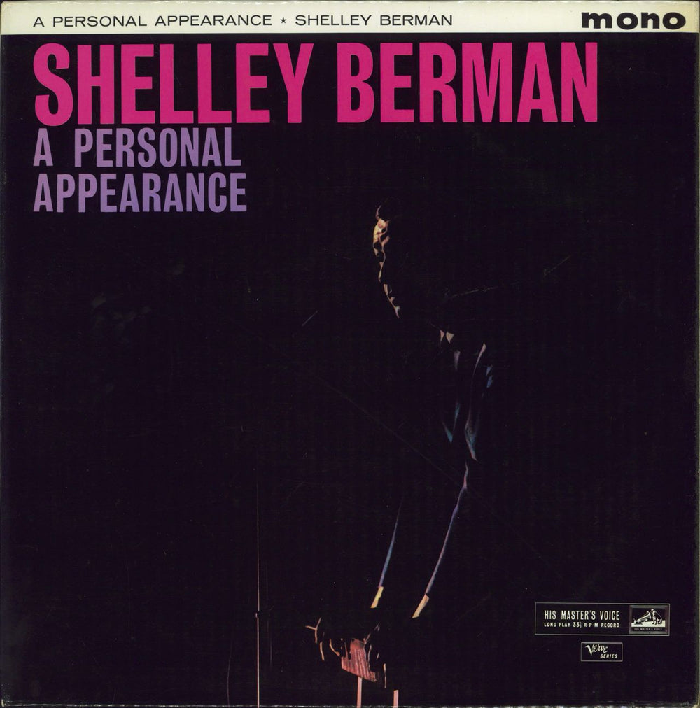 Shelley Berman A Personal Appearance UK vinyl LP album (LP record) CLP1512