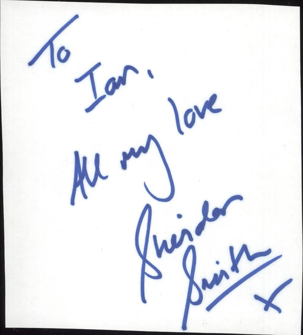 Sheridan Smith Autograph UK memorabilia AUTOGRAPH