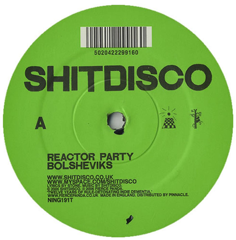 Shitdisco Reactor Party UK 12" vinyl single (12 inch record / Maxi-single) NING191T