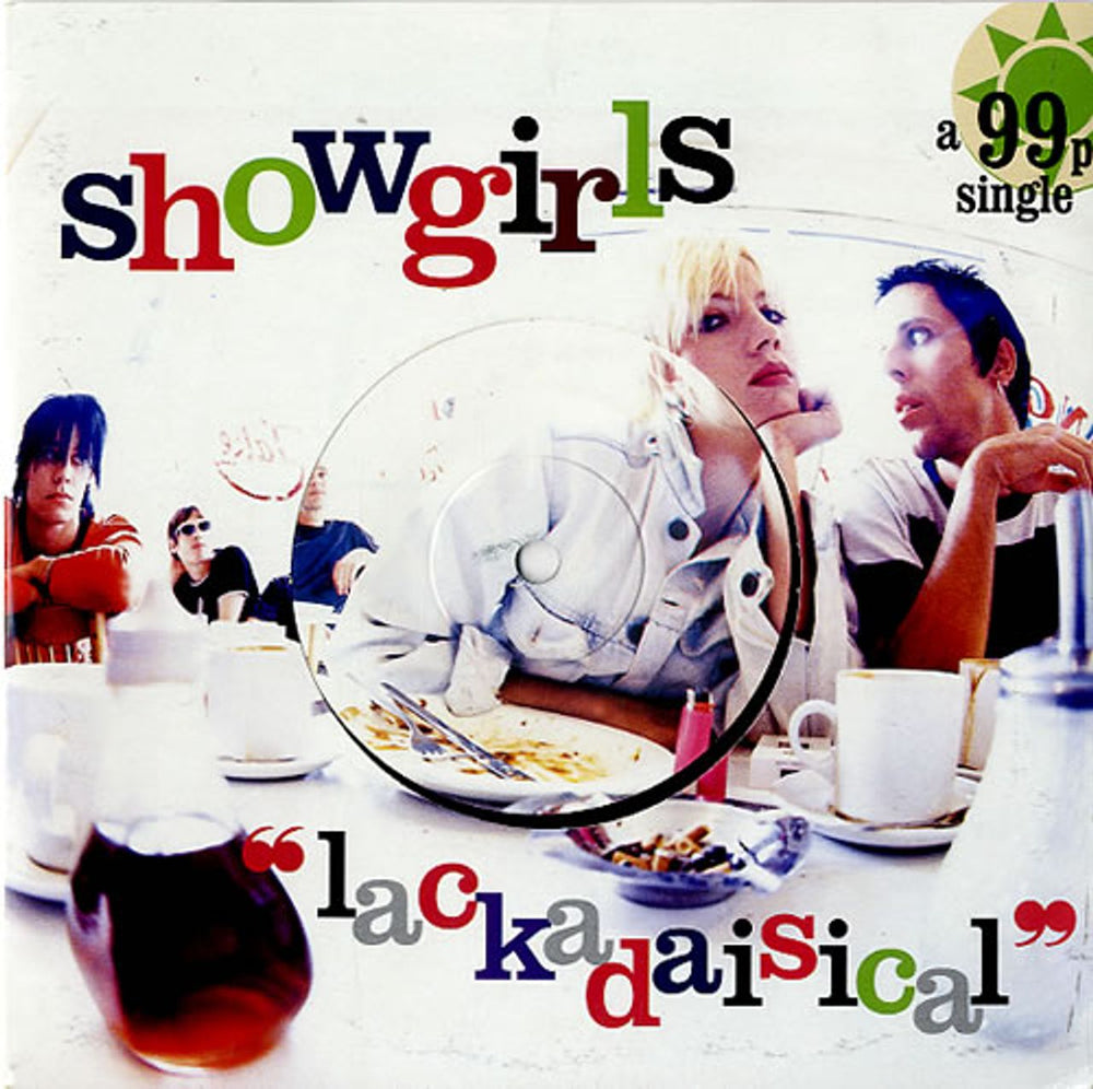 Showgirls Lackadaisical UK 7" vinyl single (7 inch record / 45) 7POPPY8