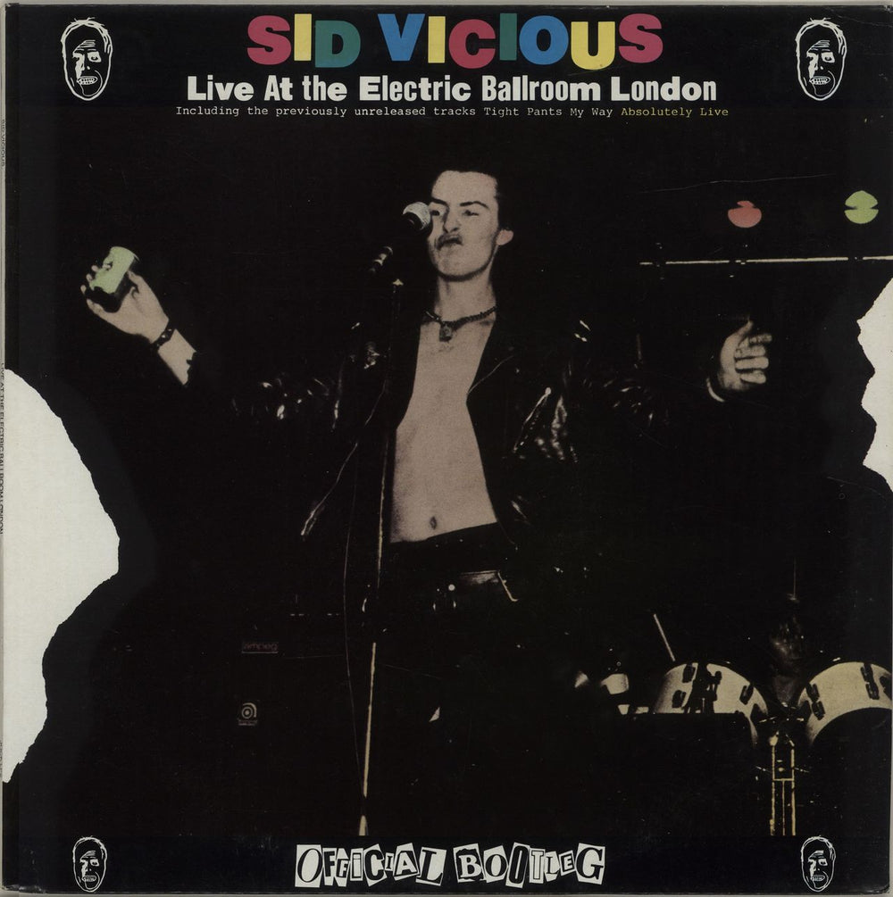 Sid Vicious Live At The Electric Ballroom London UK vinyl LP album (LP record) JOCKLP2