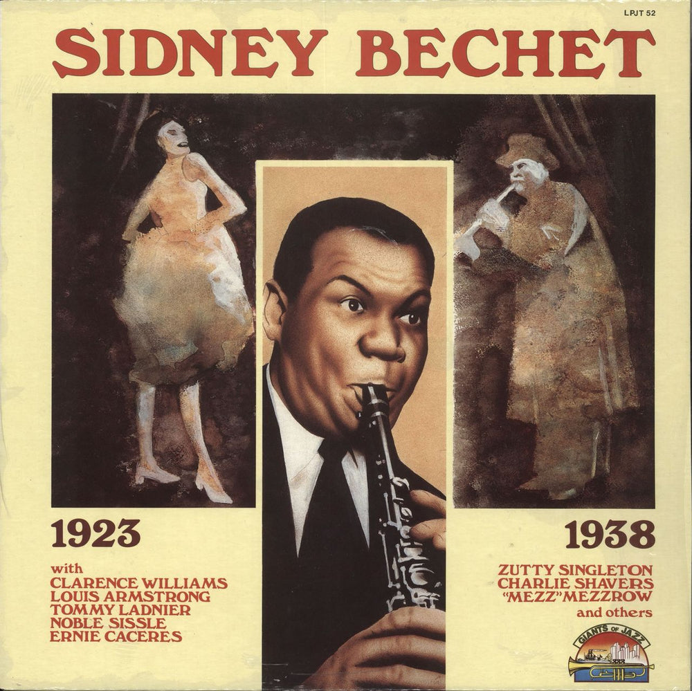 Sidney Bechet Sidney Bechet 1923-1938 Italian vinyl LP album (LP record) LPJT52