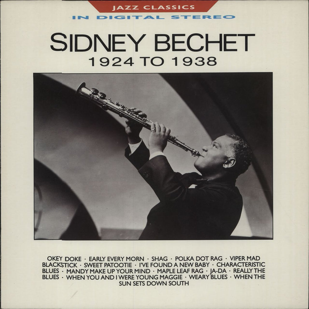 Sidney Bechet Sidney Bechet (1924 To 1938) UK vinyl LP album (LP record) REB700