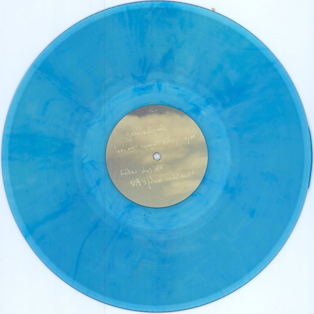 Sigur Ros Med Sud I Eyrum Vid Spilum Endalaust - Sky Blue Vinyl UK 2-LP vinyl record set (Double LP Album) SIU2LME781218